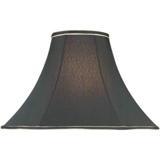 Lite Source Gold Trim Bell Lamp Shade in Black   CH1138 15 / CH1138