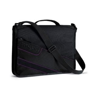 Jansport First Class 15 Laptop Bag In Black/Primal Purple