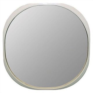 Art Dreams Deja Vu Mirror White Round Mirror   Large   11 2 10291