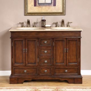 48 Bradford Bathroom Vanity Double Sink Cabinet   HYP 0715 UIC 48