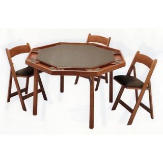 Kestell Furniture 52 Oak Contemporary Folding Poker Table