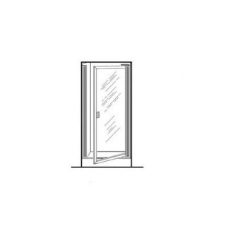 American Standard Prestige Framed Pivot Shower Door with