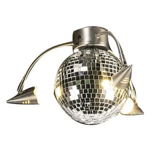Craftmade Three Light Disco Ball Ceiling Fan Light Kit   LK55L BN