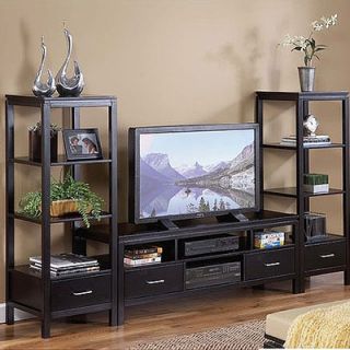 Linon Sutton 54 TV Stand   84026BLK 01 KD U