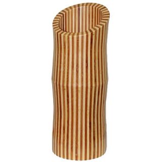 Bamboo54 Bamboo Vase in Natural and Carbonized  