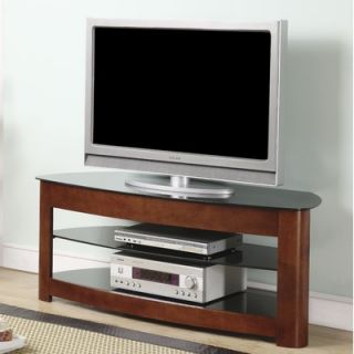 OSP Designs Wood and Glass 54 TV Stand   TV2449DC