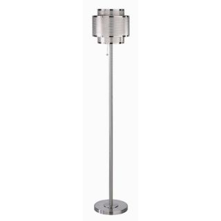 Lite Source Charisma Floor Lamp in Steel   LS 9934PS