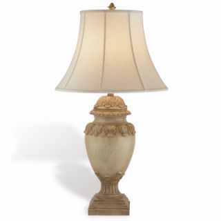 Port 68 Acanthus Table Lamp in Stone Patina   LPAS 001 01