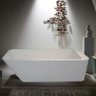  Purescape Freestanding Stone 67 x 21.5 Bathtub   PURESCAPE 746M