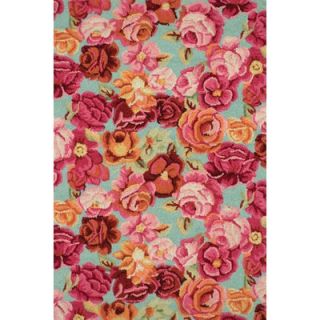 Dash and Albert Rugs Hooked Bed of Roses Rug