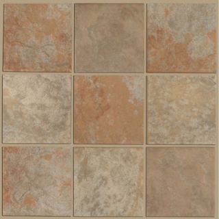 Shaw Floors African Slate 13 Porcelain Tile in Rust   CS65A 00600