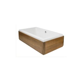 Tetsu 66 Rectangular Acrylic Soaker Bath Tub