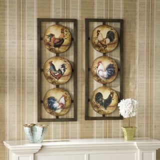 Wildon Home ® Berkshire Two Piece Rooster Wall Panel Set