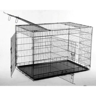 Aosom Big Triple Door Wire Dog Crate   5663 0632