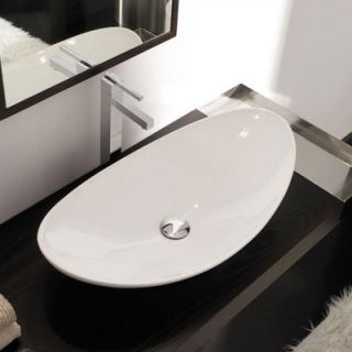 Scarabeo by Nameeks Zefiro 70 Above Counter Bathroom Sink in White