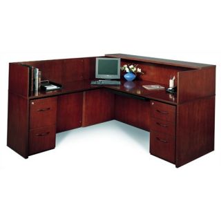 Corsica 72 W Reception Desk (Left Configuration)