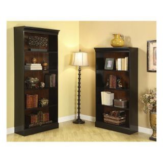 Bridgeport 72 Bookcase in Distressed Burnished Cherry and Antique