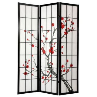 Oriental Furniture 72 Cherry Blossom Decorative Room Divider