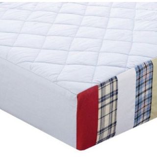 Bacati Boys Stripes and Plaids Quilted Changing Pad Cover   BIPSBCPC