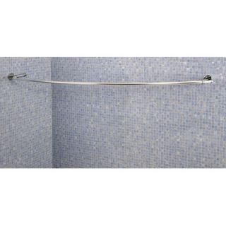 Croydex Luxury Curved 78 Max Curved Shower Rod