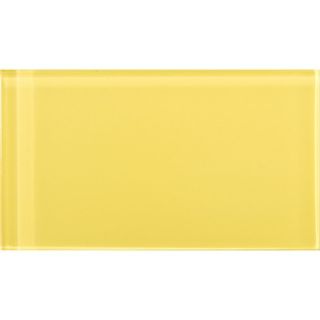 Emser Tile Lucente 4 x 4 Glass Tile in Sunflower   W80LUCESU0404