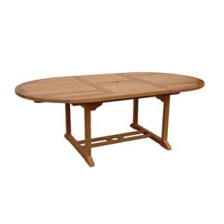 Anderson Collections Bahama 87 Oval Extension Dining Table