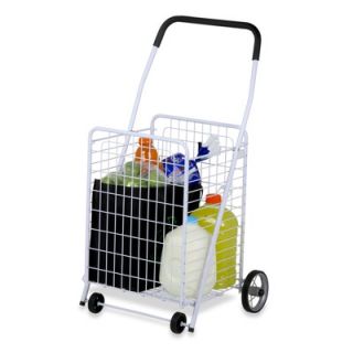 Honey Can Do Four Wheel Rolling Utility Cart in White   CRT 01513
