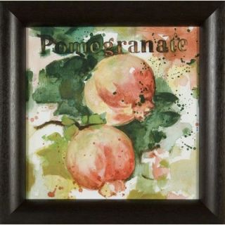 Phoenix Galleries Pomegranate on Canvas Framed Print