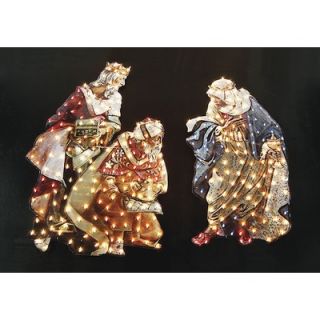    Lighted nativity stable.  Made of resin.  Made in Italy. $85.00