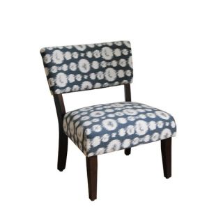 Large Ikat Gigi Fabric Slipper Chair