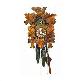  12 Traditional Cuckoo Clock with Light Antique Stain   8T 90/7