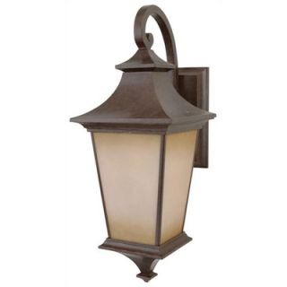  Frances Large Exterior Wall Mount Lantern in Oiled Bronze   Z6020 92