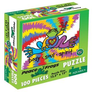 Peace Frogs 100 Piece Jigsaw Puzzle