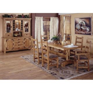 Artisan Home Furniture Lodge 100 7 Piece Trestle