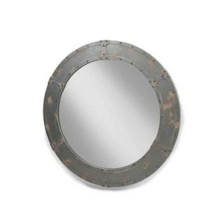  Home Collection Nautique Mirror in Distressed Dark Brown   HU 103 20