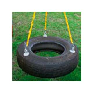 Eastern Jungle Gym Plastic Tire Swing with Coated Chain   Plastic