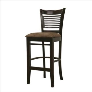  Bar Chair in Dark Brown (Set of 2)   Ellen Bar Chair 107/304 Set of 2