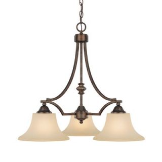 Capital Lighting Towne and Country 3 Light Chandelier   4023RT 109