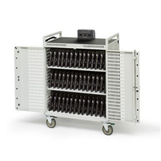 Bretford 30 Laptop Cart with 5 Casters in Concrete   LAP30ULV CT