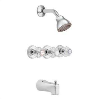 Moen Chateau Thermostatic Three Handle Tub and Shower Faucet Trim