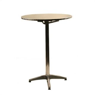 30 Round Top Aluminum Table   Bar Height