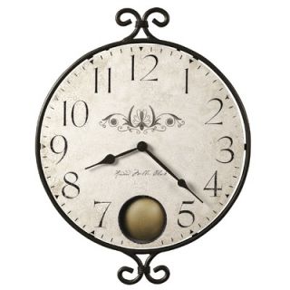 Howard Miller Randall Wrought   Iron Quartz Wall Clock