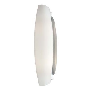George Kovacs Wall Sconce with White Glass Shade in Chrome   P565