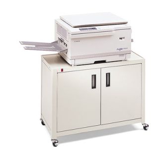 Bretford Printer Cabinet with Adjustable Interior Shelf in Black