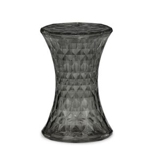 dCOR design Prisma Stool in Transparent Grey