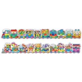 Puzzle Doubles Giant ABC and 123 Trains