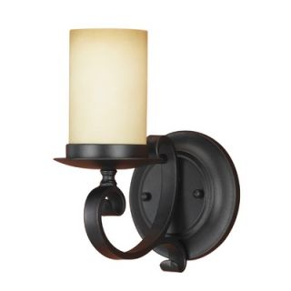 Feiss Colonial Manor One Light Wall Sconce in Black   WB1310BK