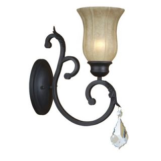 Yosemite Home Decor Jessica 13.75 x 5.5 One Light Wall Sconce in
