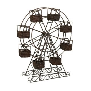 IMAX Ferris Wheel Basket Planter