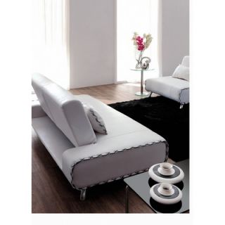 Hokku Designs Essence Leatherette Convertible Sofa Bed and Chair Set